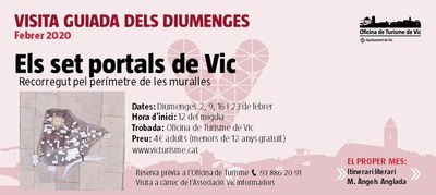 Visita 'Els set portals de Vic'.