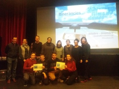 Foto de grup dels premiats.