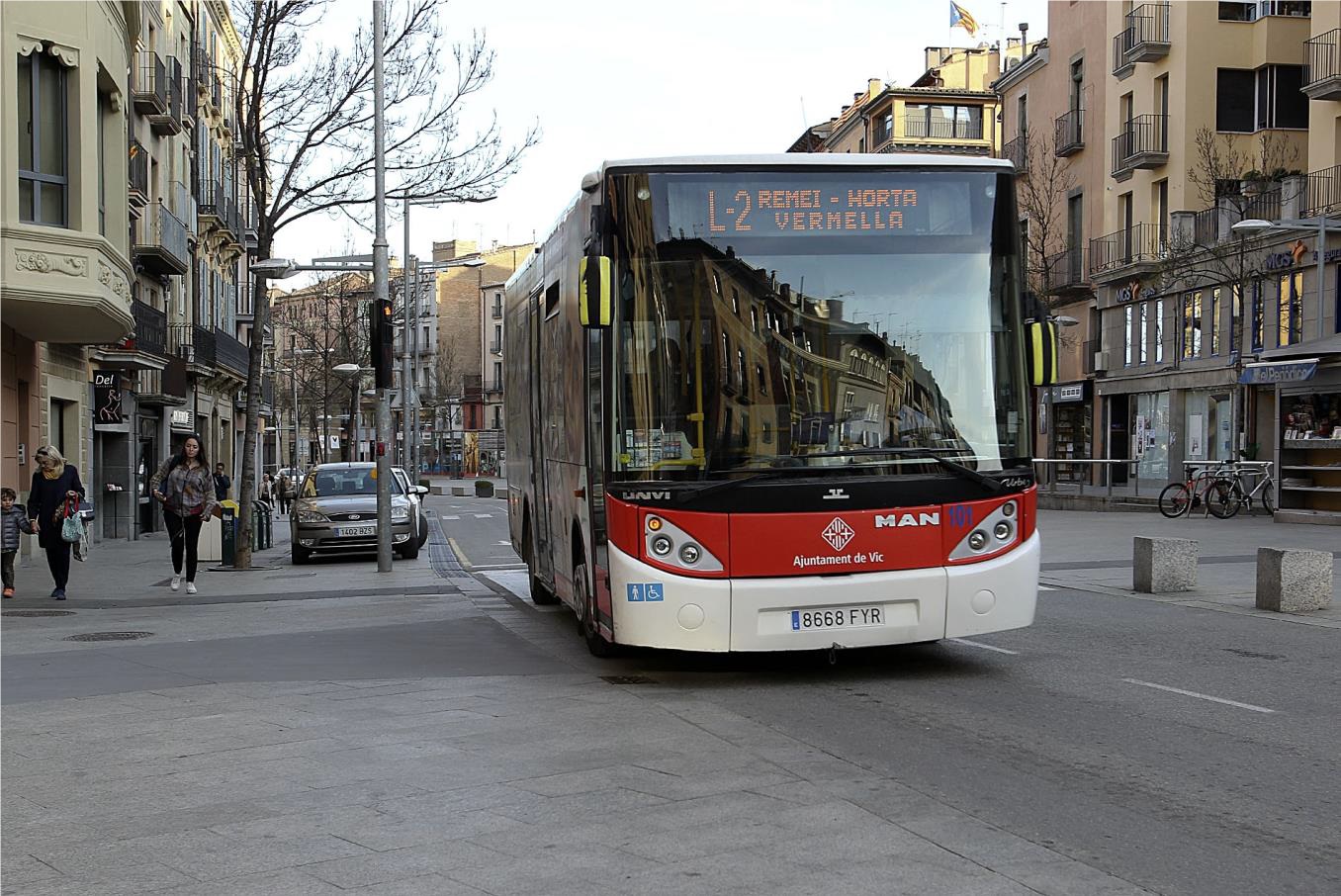Bus urbà de Vic (imatge d'arxiu)