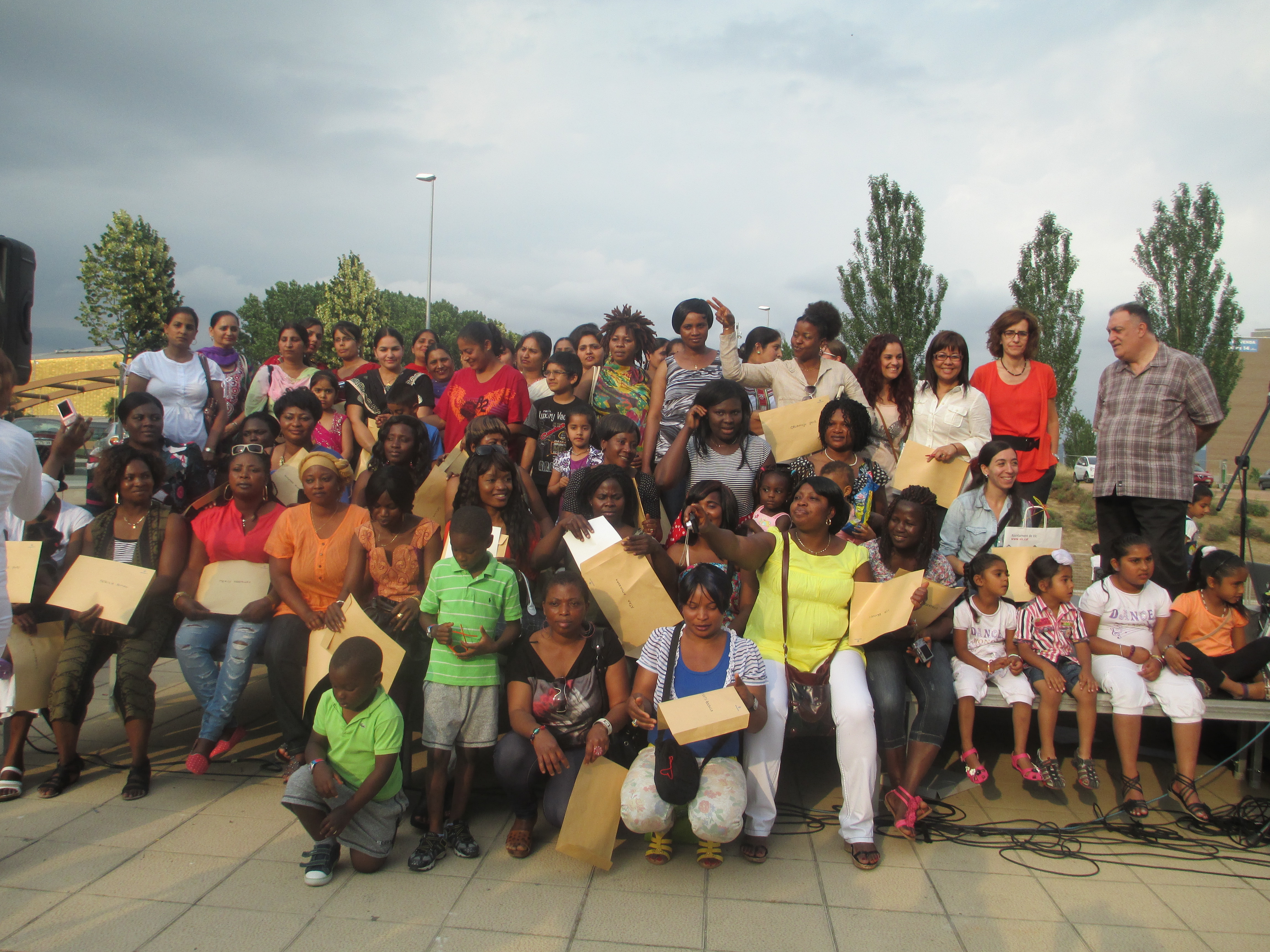Un moment de la festa al Parc Jaume Portell