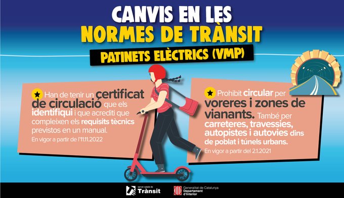 Canvis en les normes de trànsit
