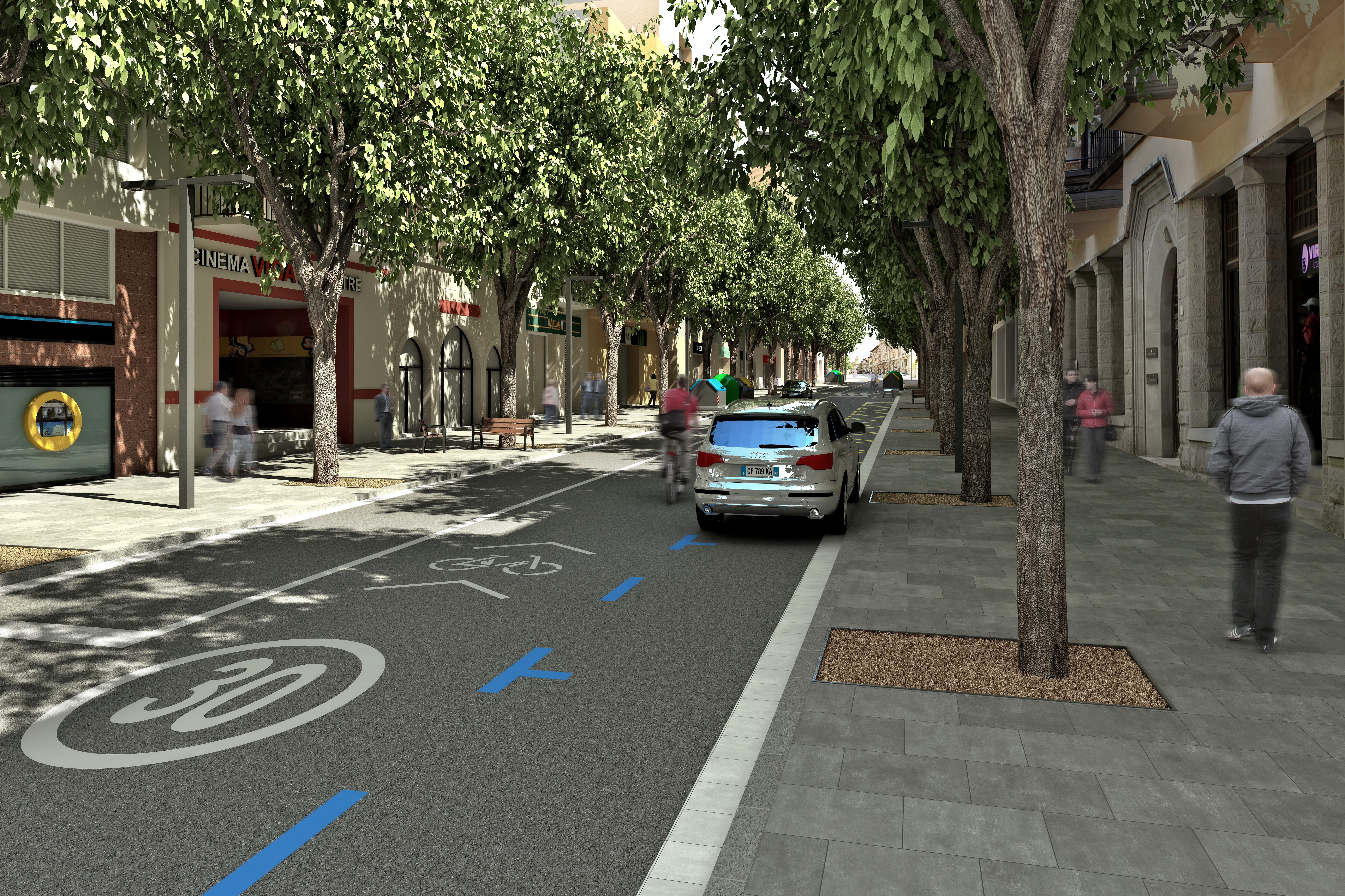 Aspecte del nou carrer Verdaguer
