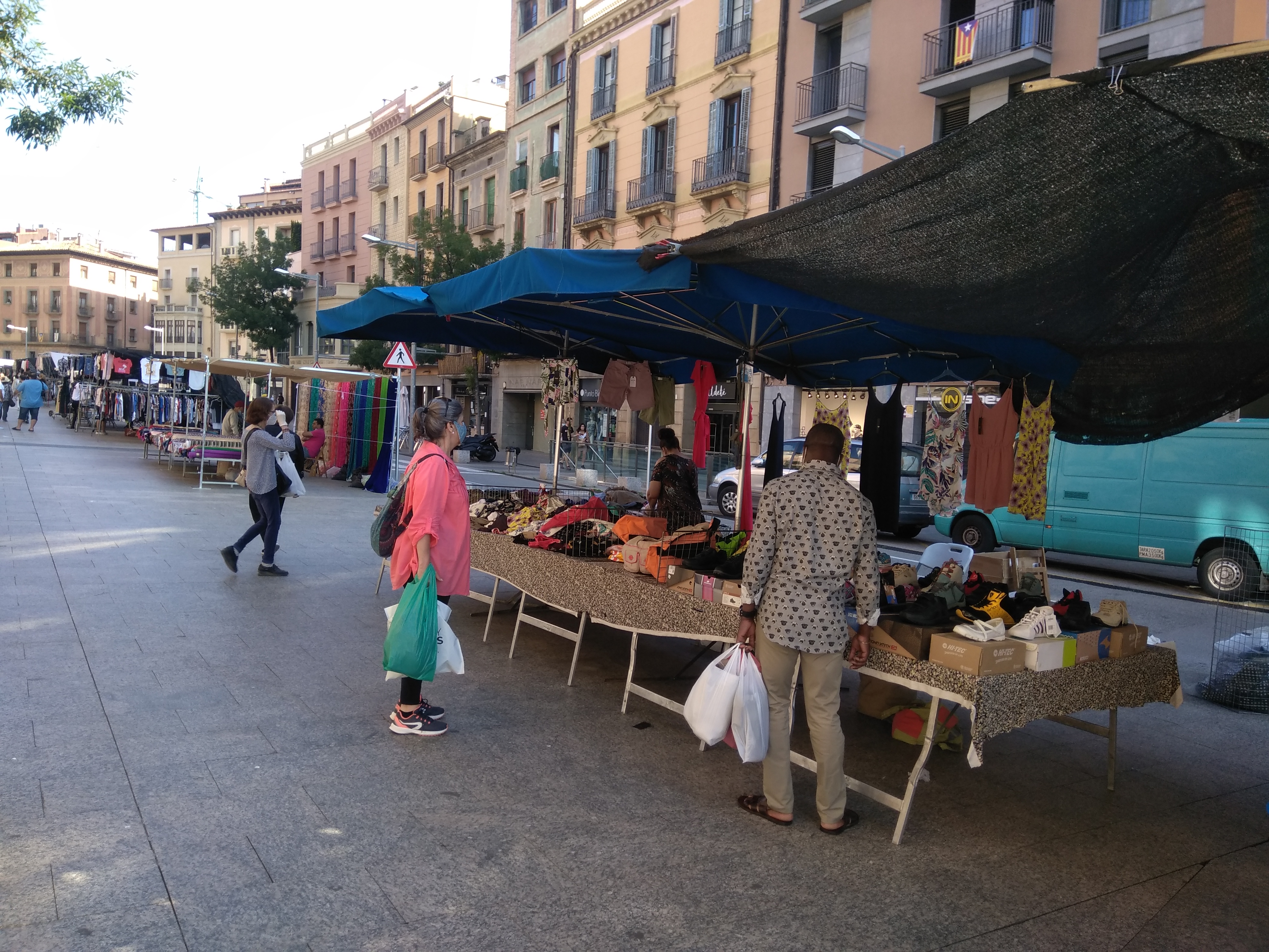 Parades del mercat a la rambla del Passeig (imatge d'arxiu)