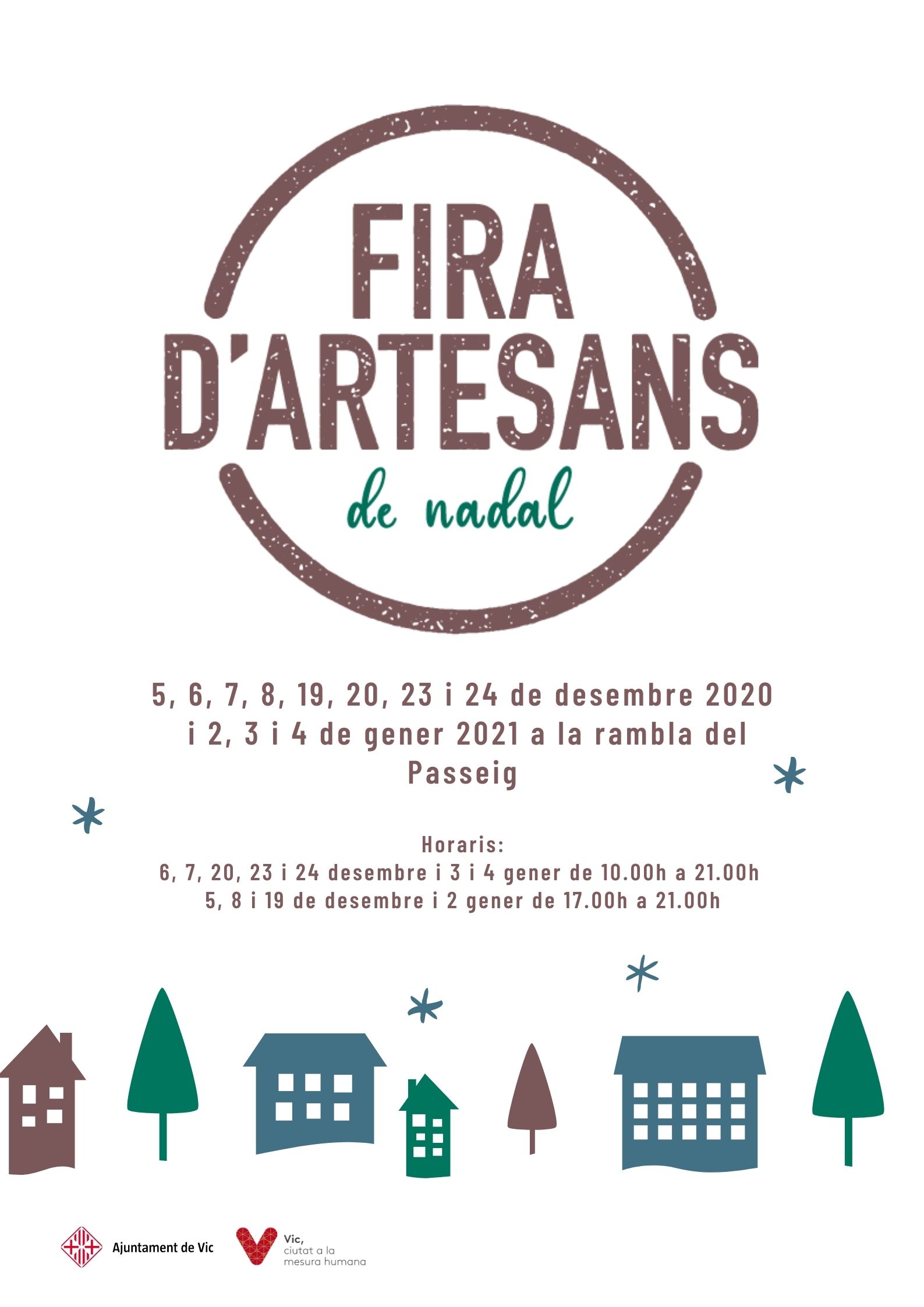 Cartell de la Fira d'Artesans de Nadal