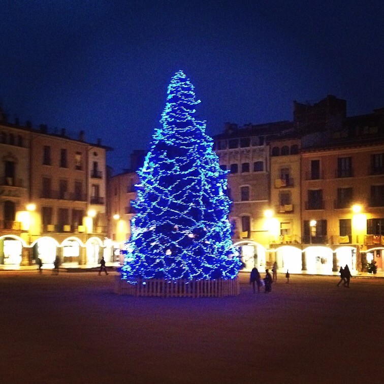 L’Avet de Nadal a la plaça Major de Vic