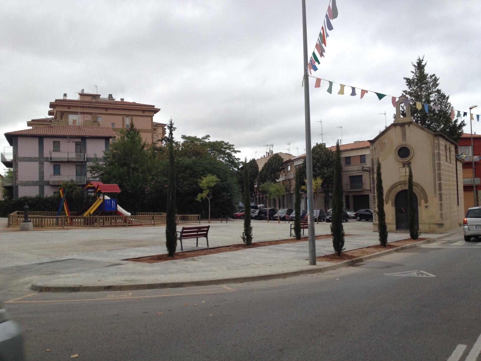 Imatge del parc ja acabat