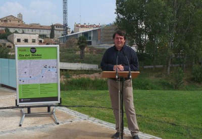 El POUM planteja el riu Mèder com un connector de la ciutat.