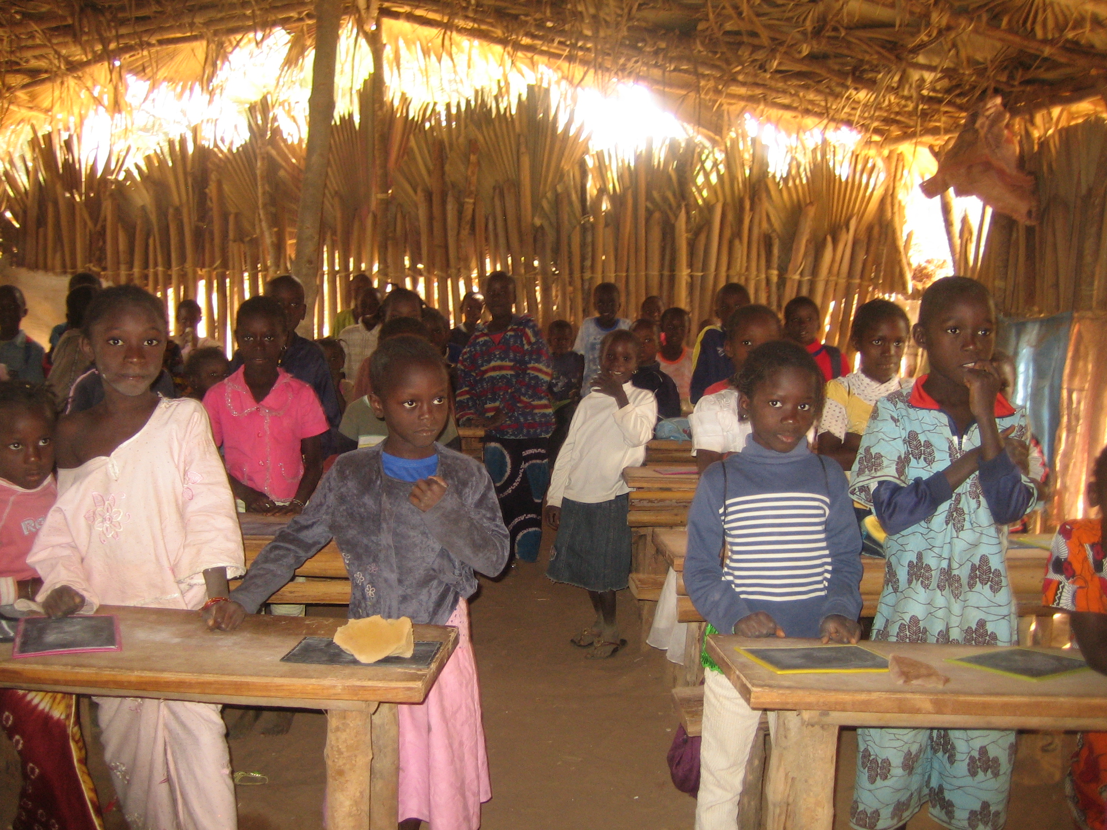 Una de les escoles rurals a Senegal