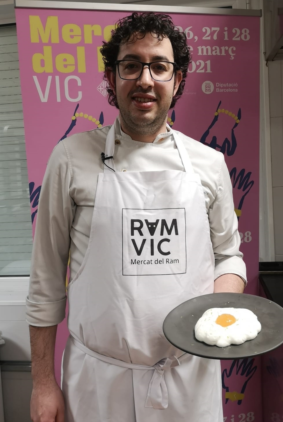 Toni Clusella amb el Plat del Ram