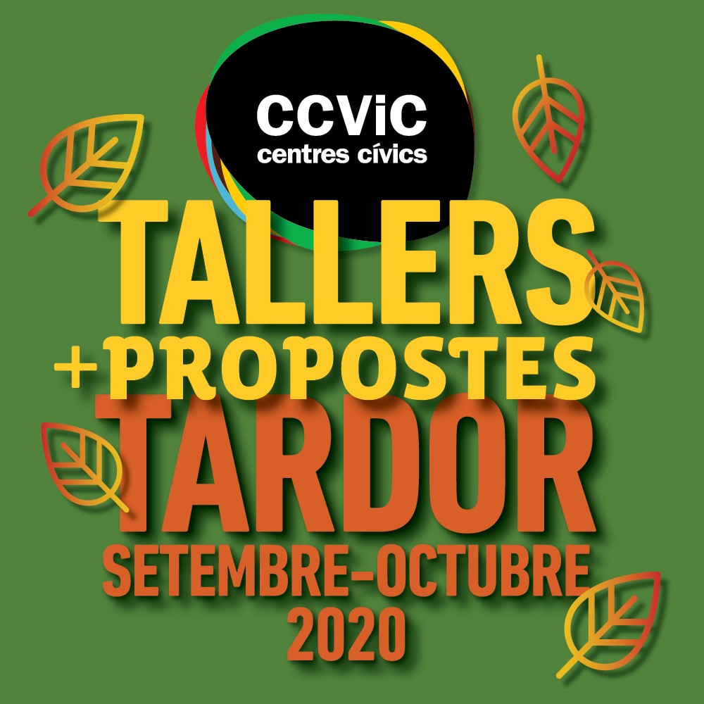Cartell de la programació de tardor als Centres Cívics