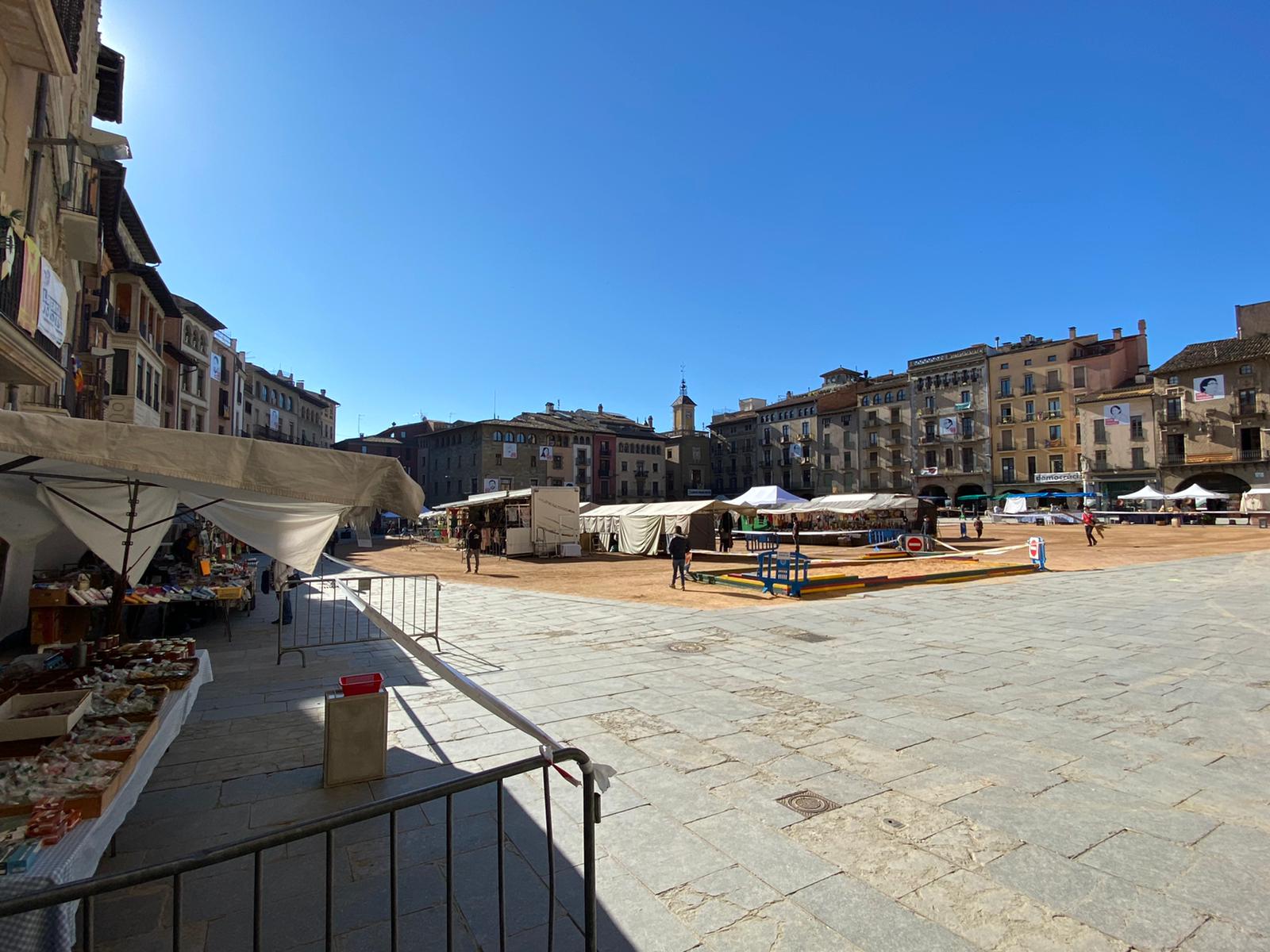 Mercat a la plaça Major (imatge d’arxiu)