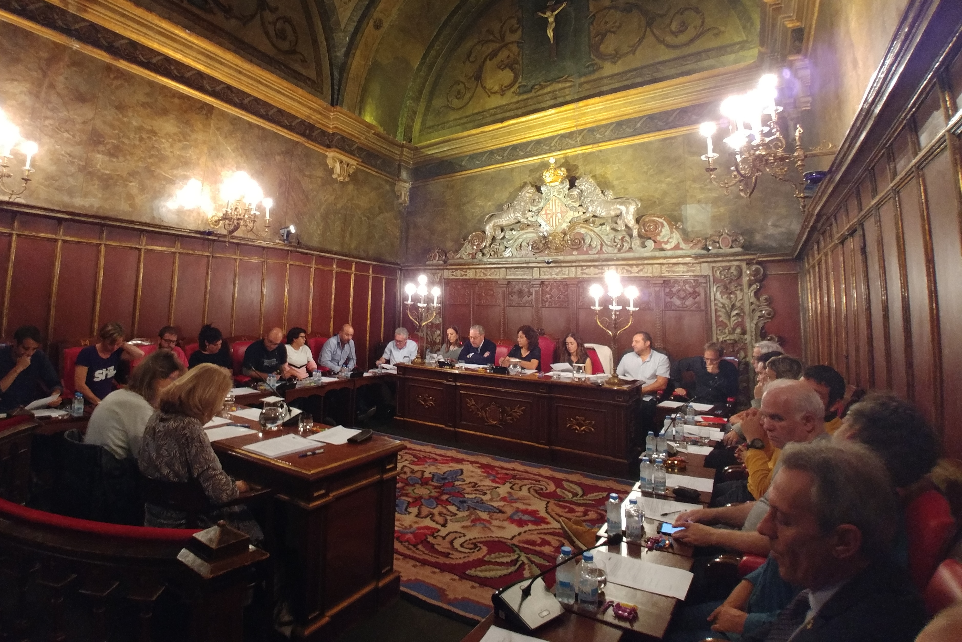 Ple de l’Ajuntament d’ahir