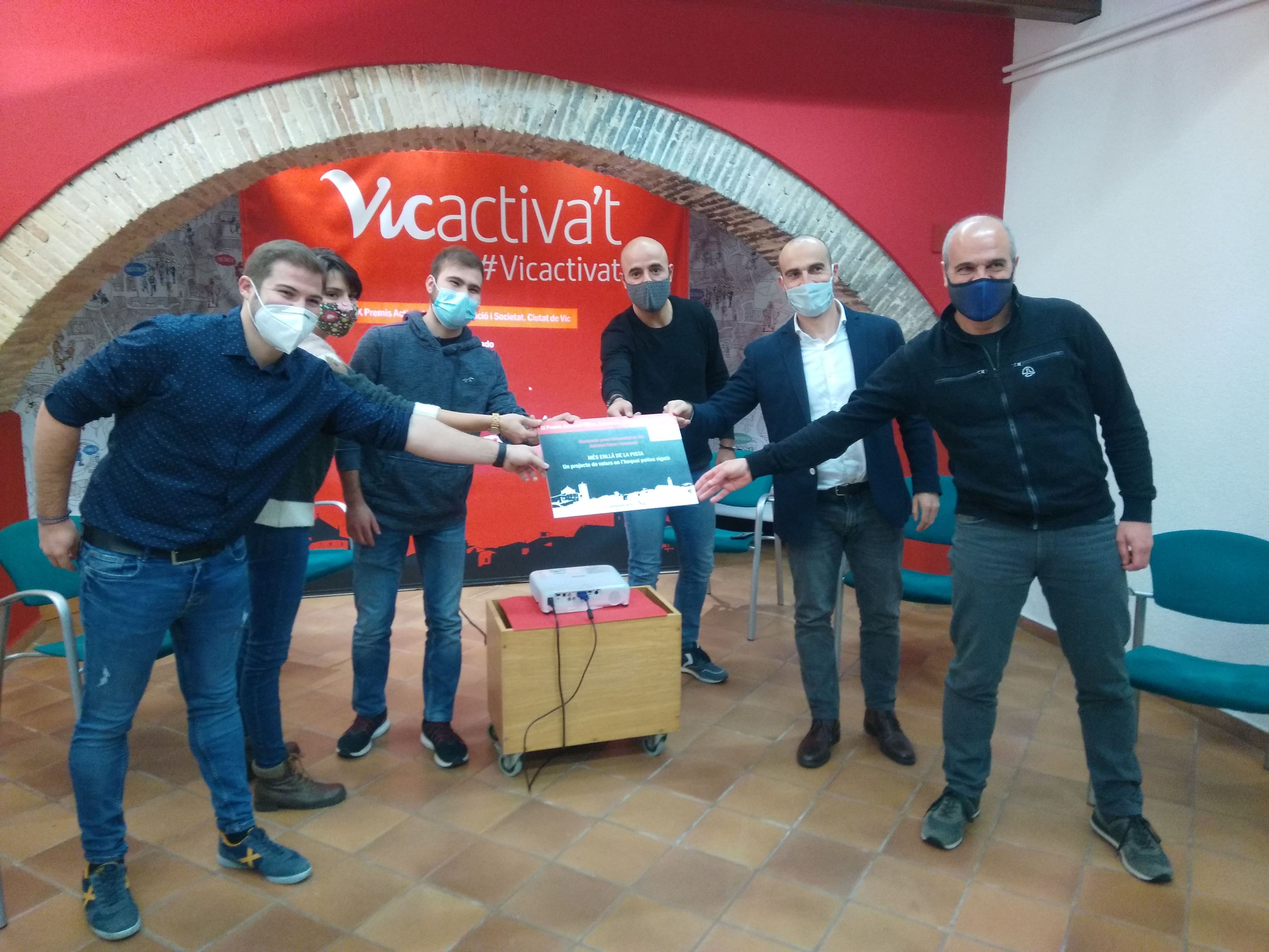 Els guanyadors de "Més enllà de la pista", Roca, Juncà i Comerma