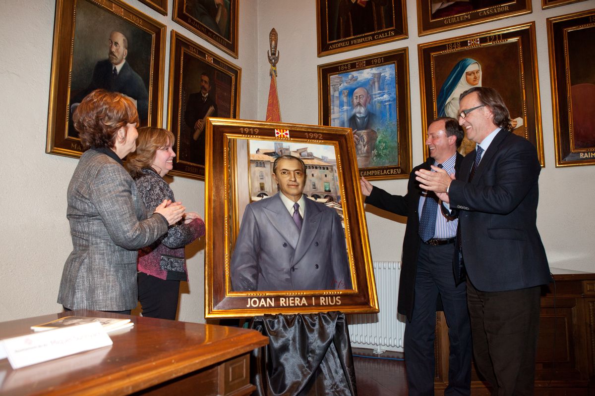 El seu retrat presidirà les celebracions més importants de la ciutat a la Sala de la Columna