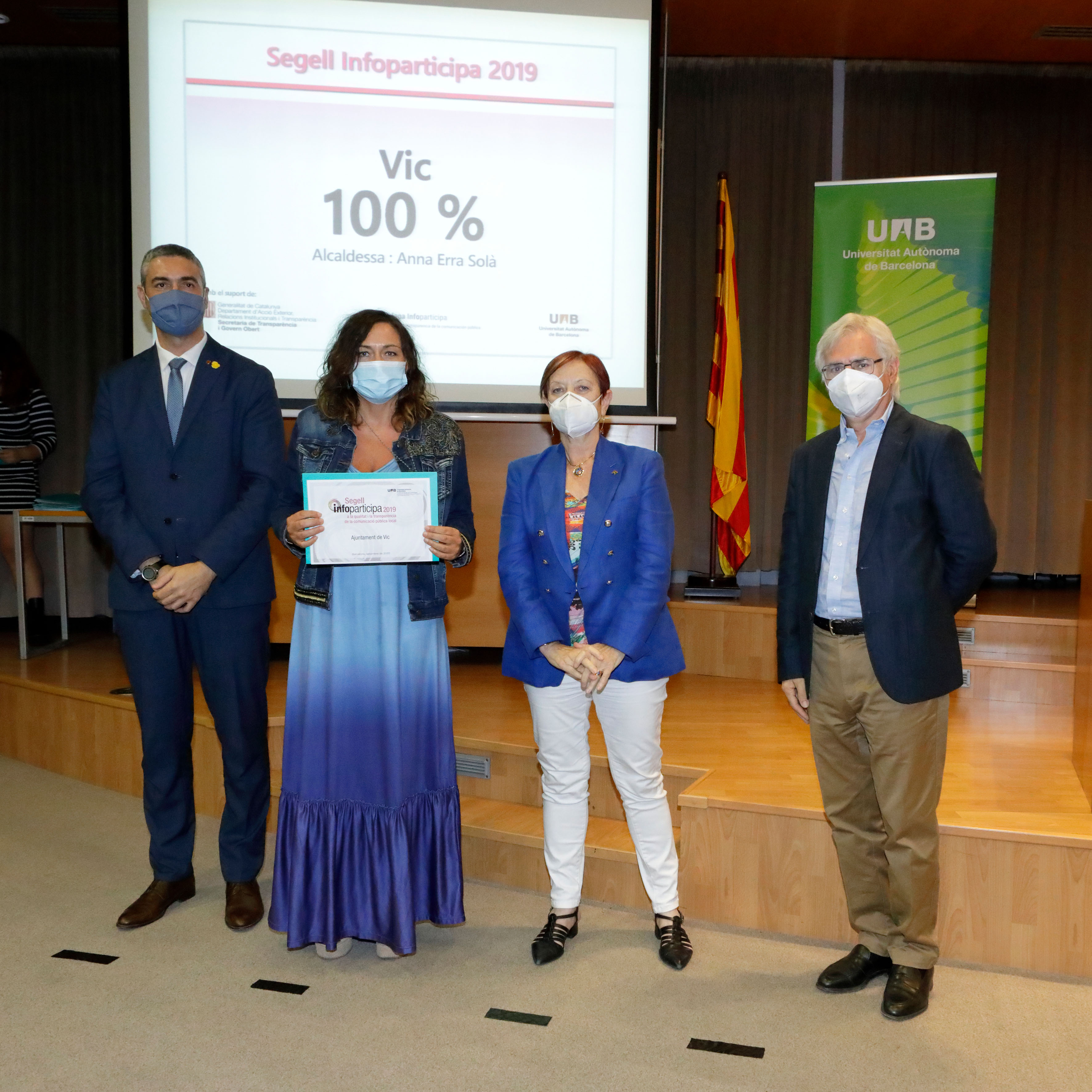 Bernat Solé, Gemma Riera, Margarita Arboix i Armand Balsebre