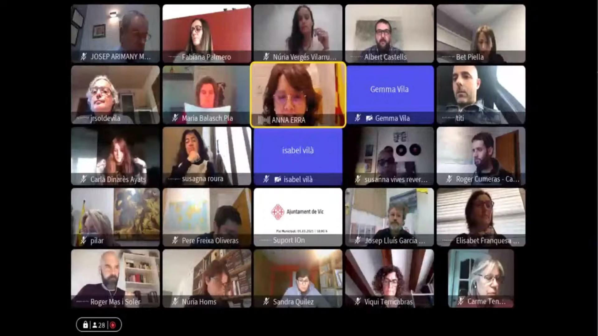 Ple telemàtic de Vic d’ahir 
