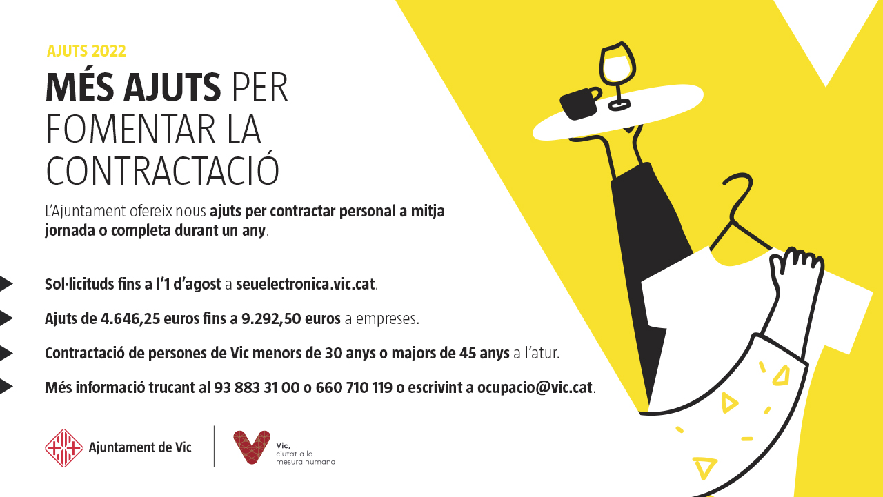 Ajuts econòmics per impulsar la contractació