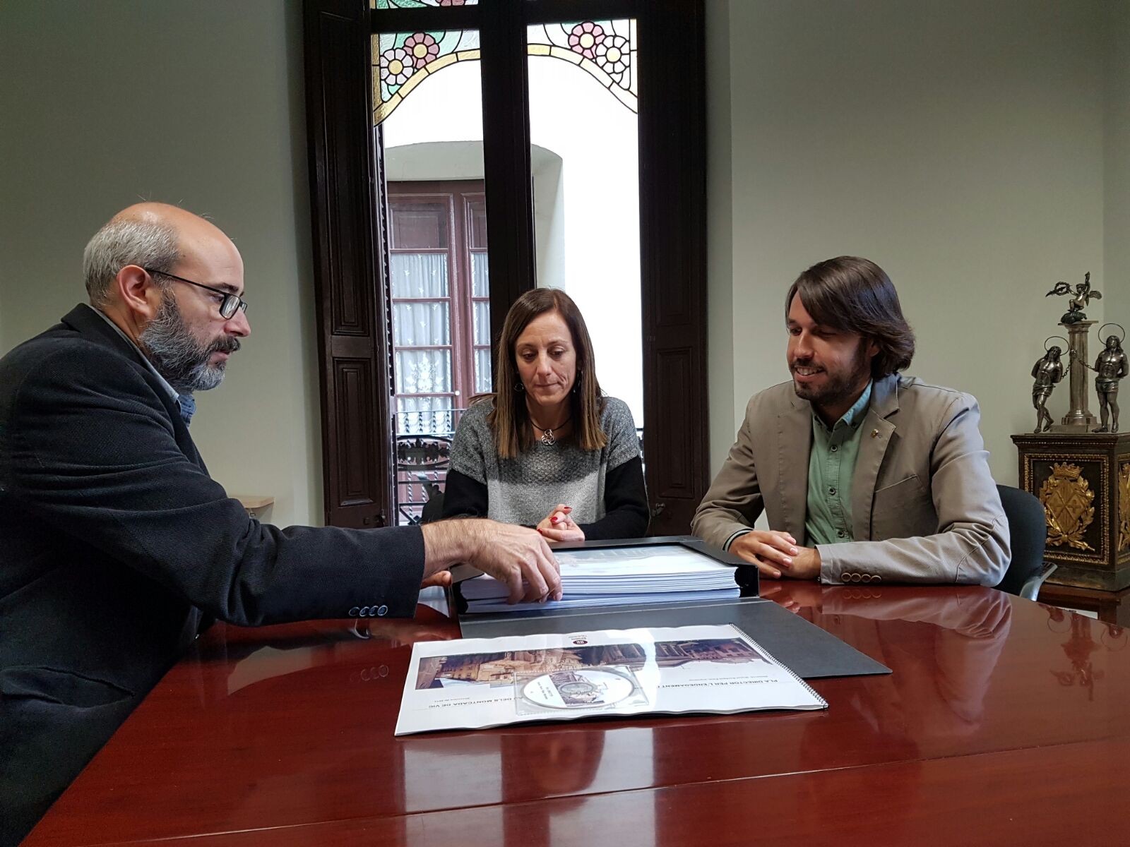 Moment d’entrega del pla director