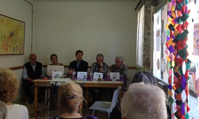 Xavier Farrés a la clausura d'aquesta jornada de portes obertes.