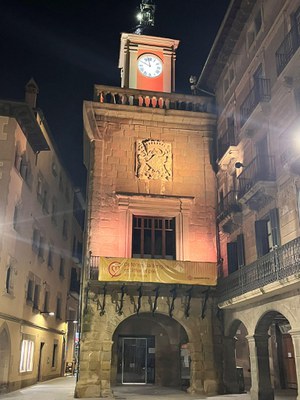 Façana de l'Ajuntament de Vic.