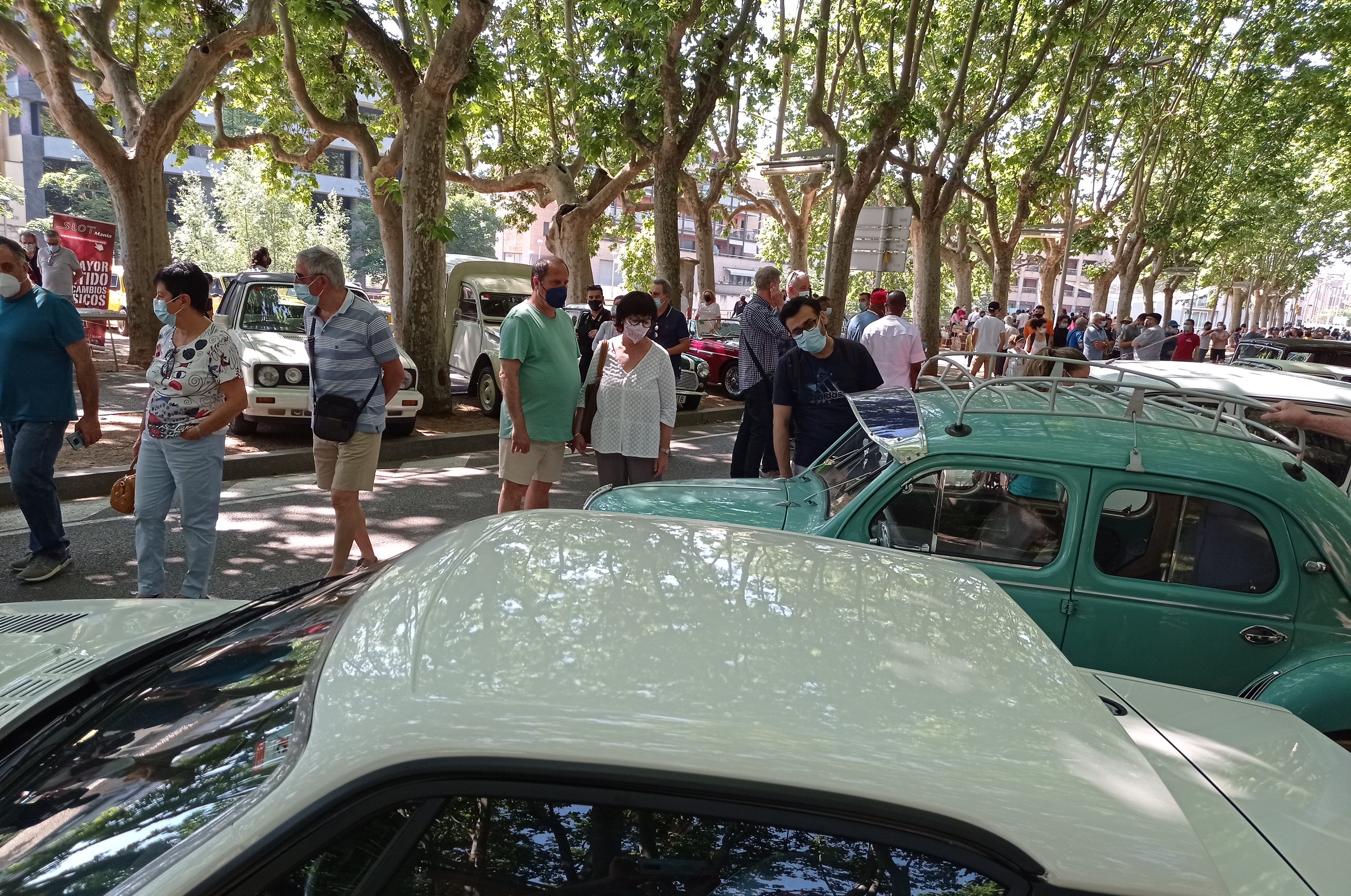 El parc Jaume Balmes durant la 14a fira Vic Slot Clàssic