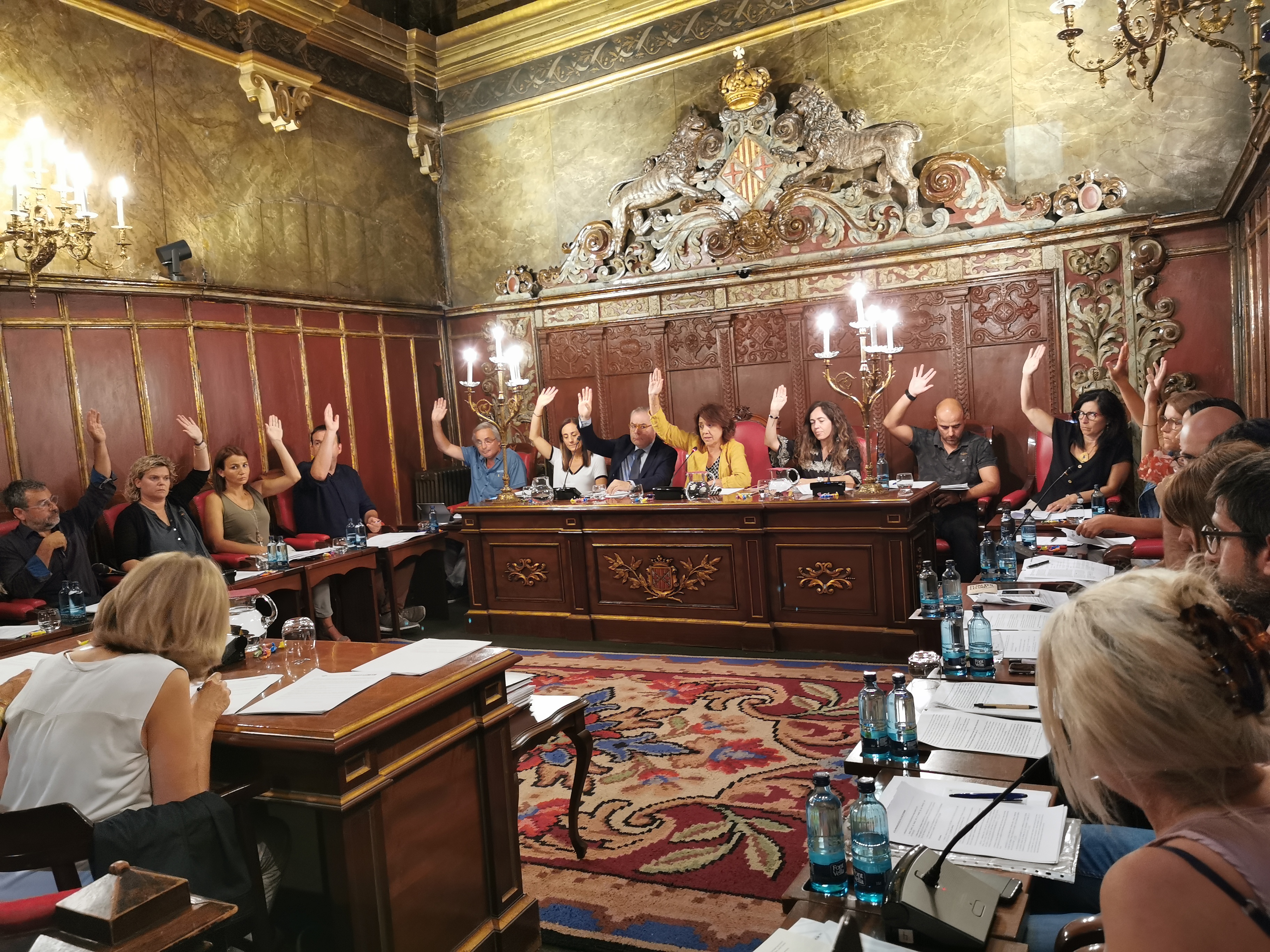 Ple municipal d’ahir
