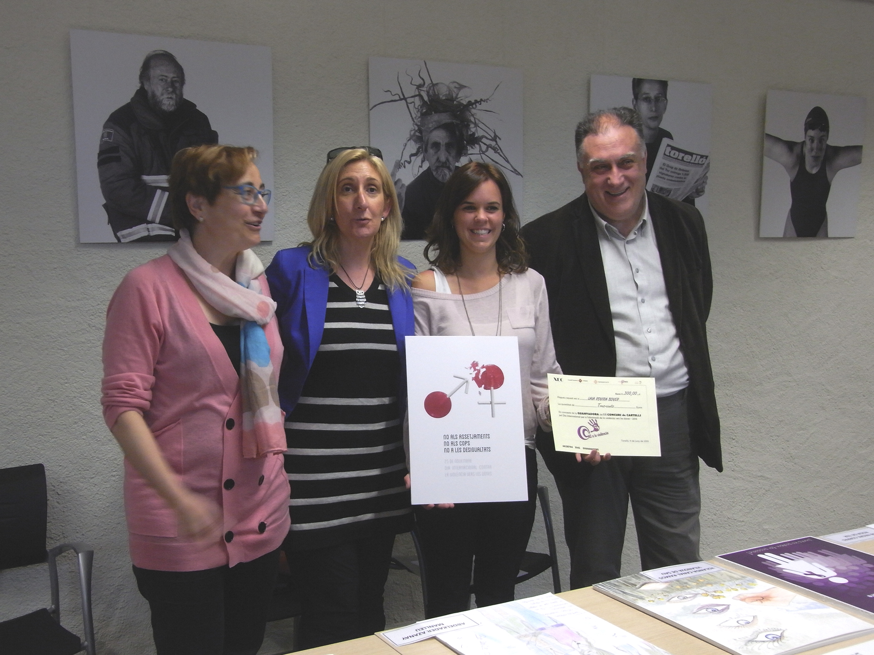 Carme Francolí, Carme Trillas, Laia Rovira i Joan López Carol