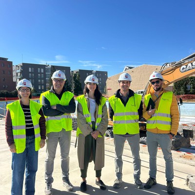 L'Ajuntament de Vic ha començat les obres de  la piscina gran exterior del CEM Patí Vic