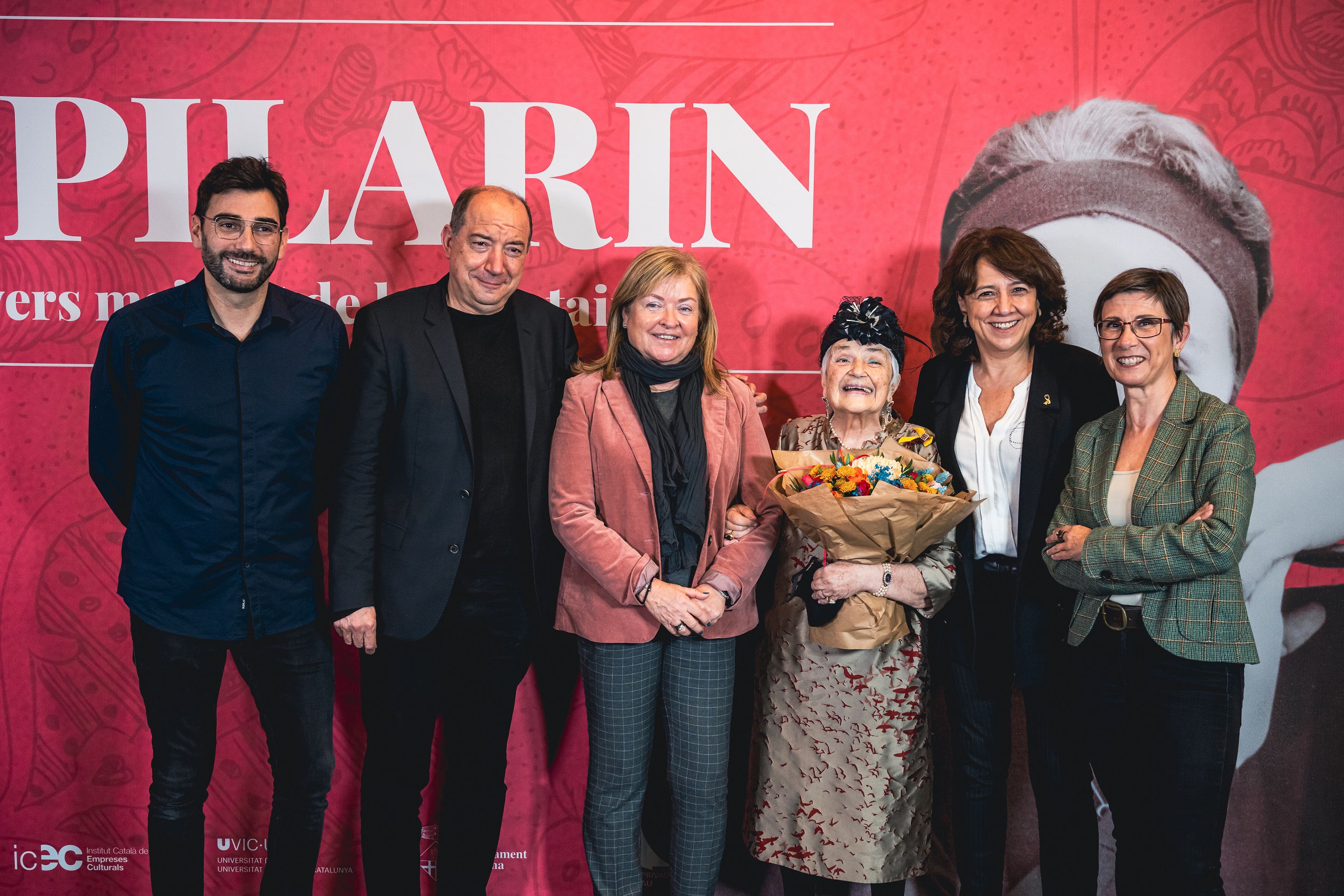 Dani Feixas, Vicent Sanchis, Àngels Pona, Pilarin Bayés, Anna Erra i Montse Armengou