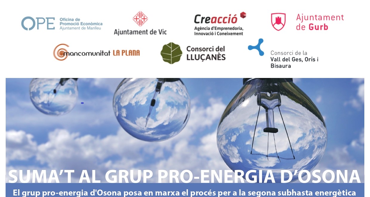 Cartell de la segona subhasta energètica