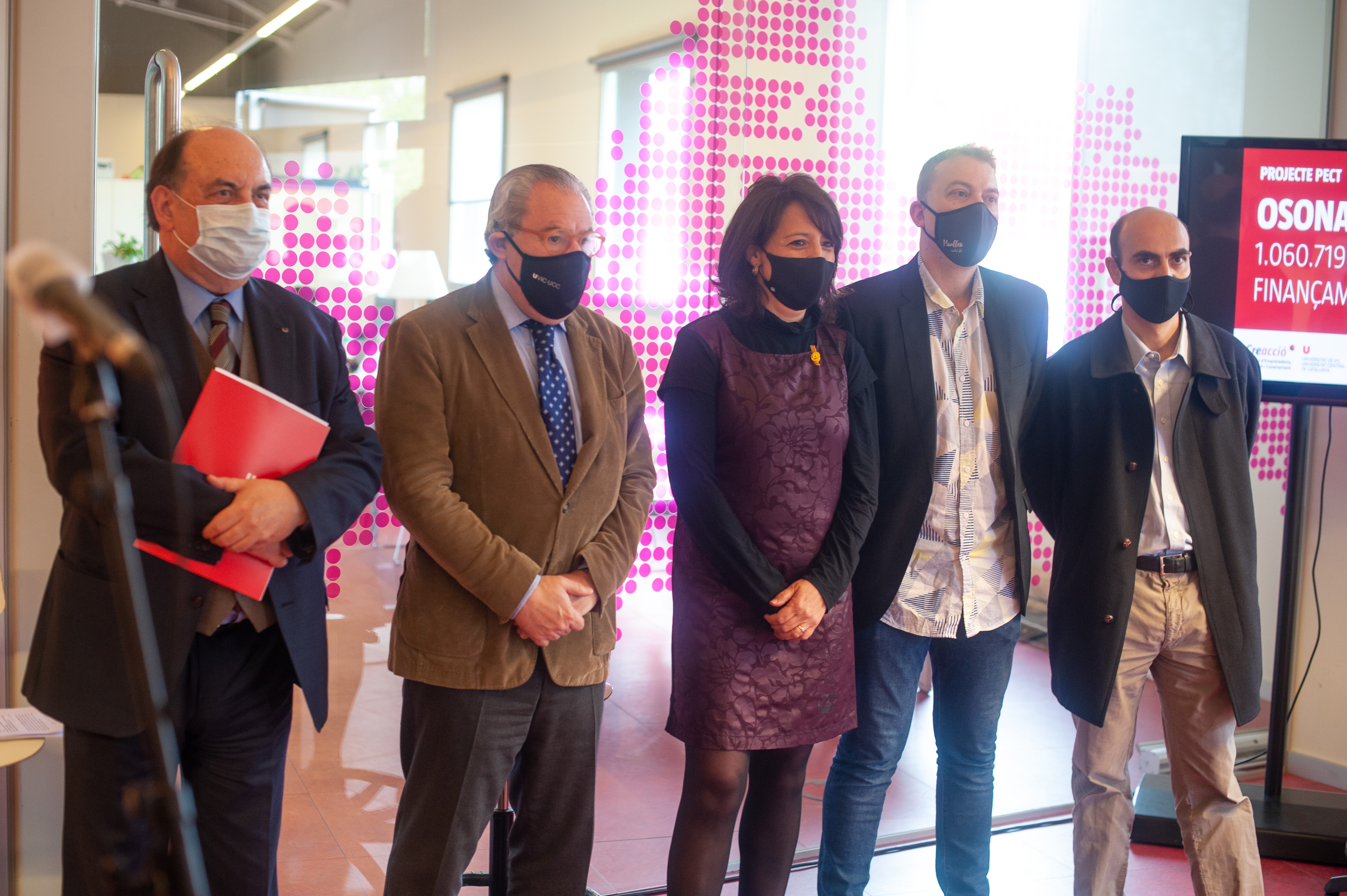 Josep Eladi Baños, Josep Arimany, Anna Erra, Àlex Garrido i Marc Verdaguer