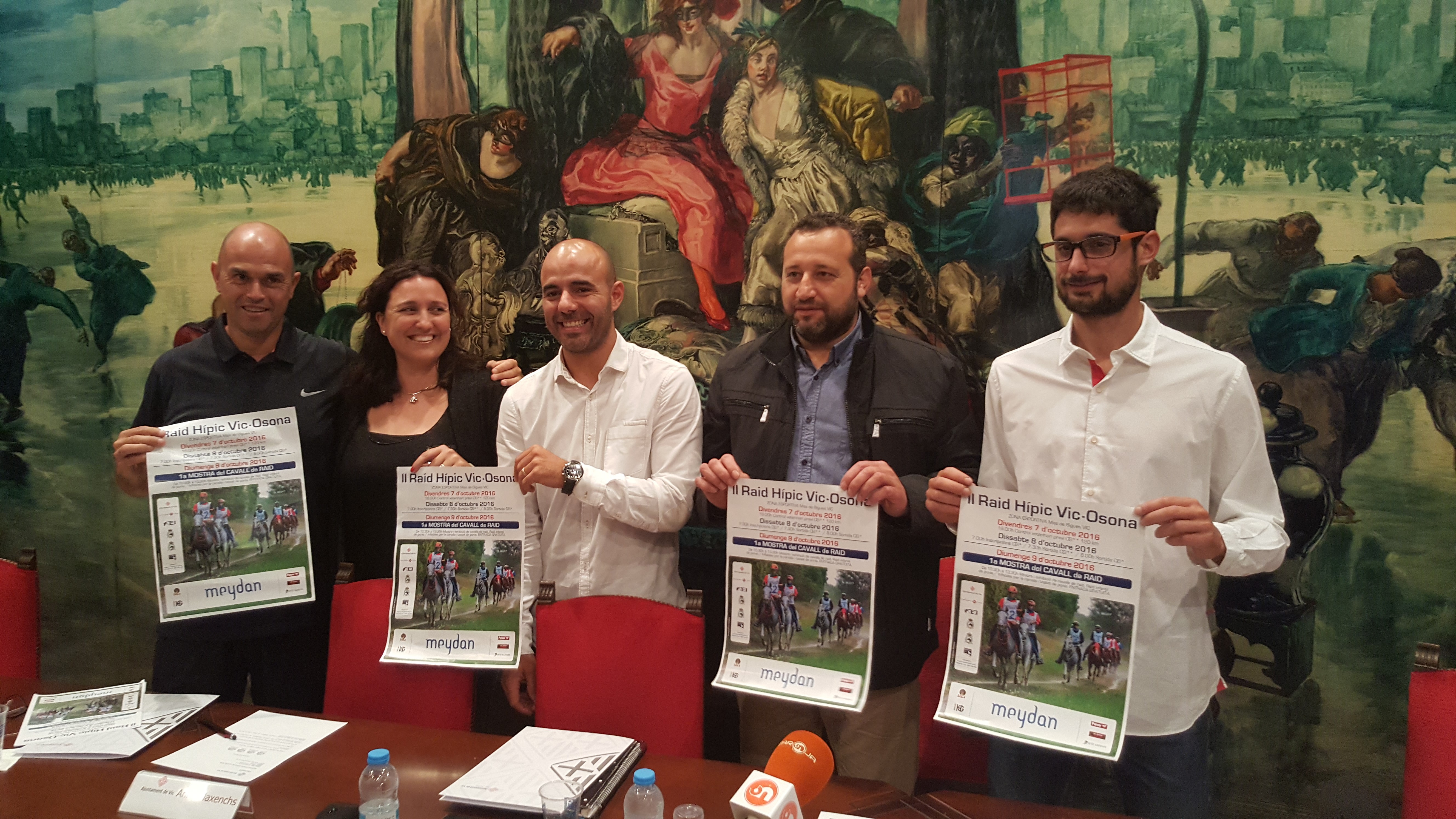 Jaume Puntí, Anna Maxenchs, Titi Roca, Benjamí Dòniga i Pau Fontané 
