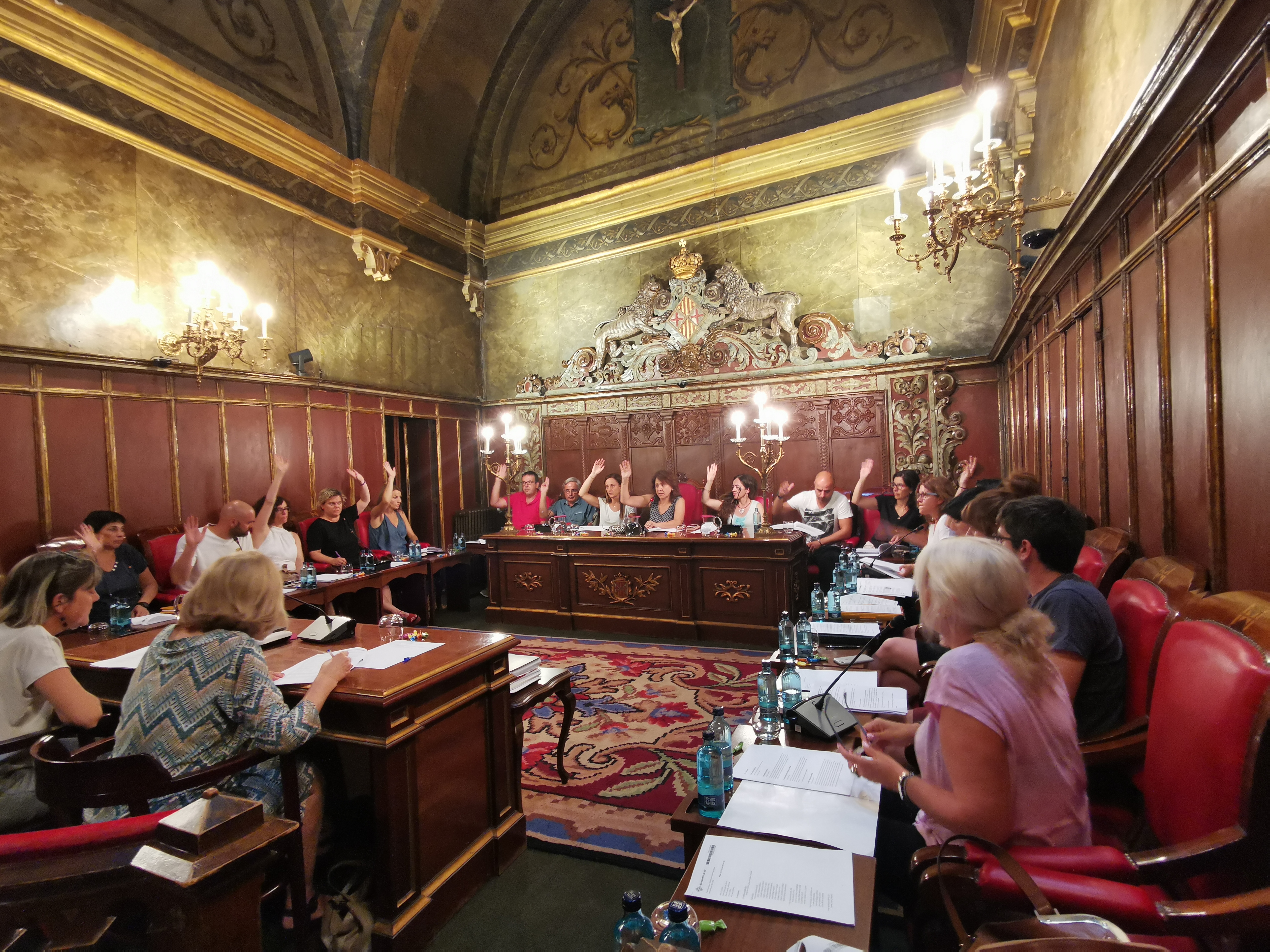 Ple de l’Ajuntament d’ahir