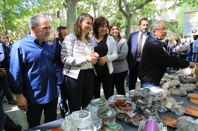 Meritxell Serret i Anna Erra presideixen la inauguració del Lactium 2017.