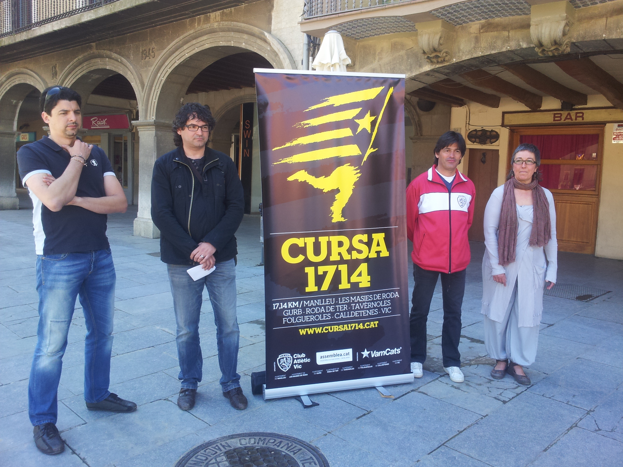 La presentació avui a la plaça Major de Vic