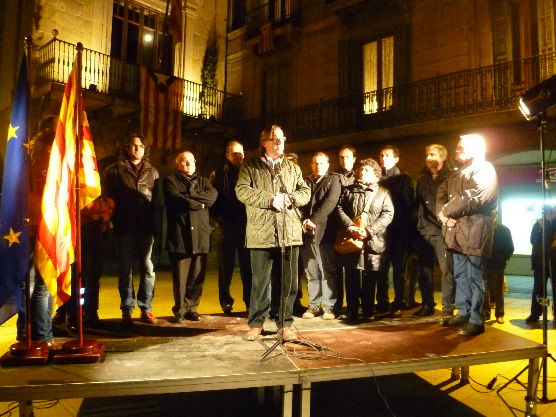        L’alcalde de Vic i president de l’AMI en la seva intervenció