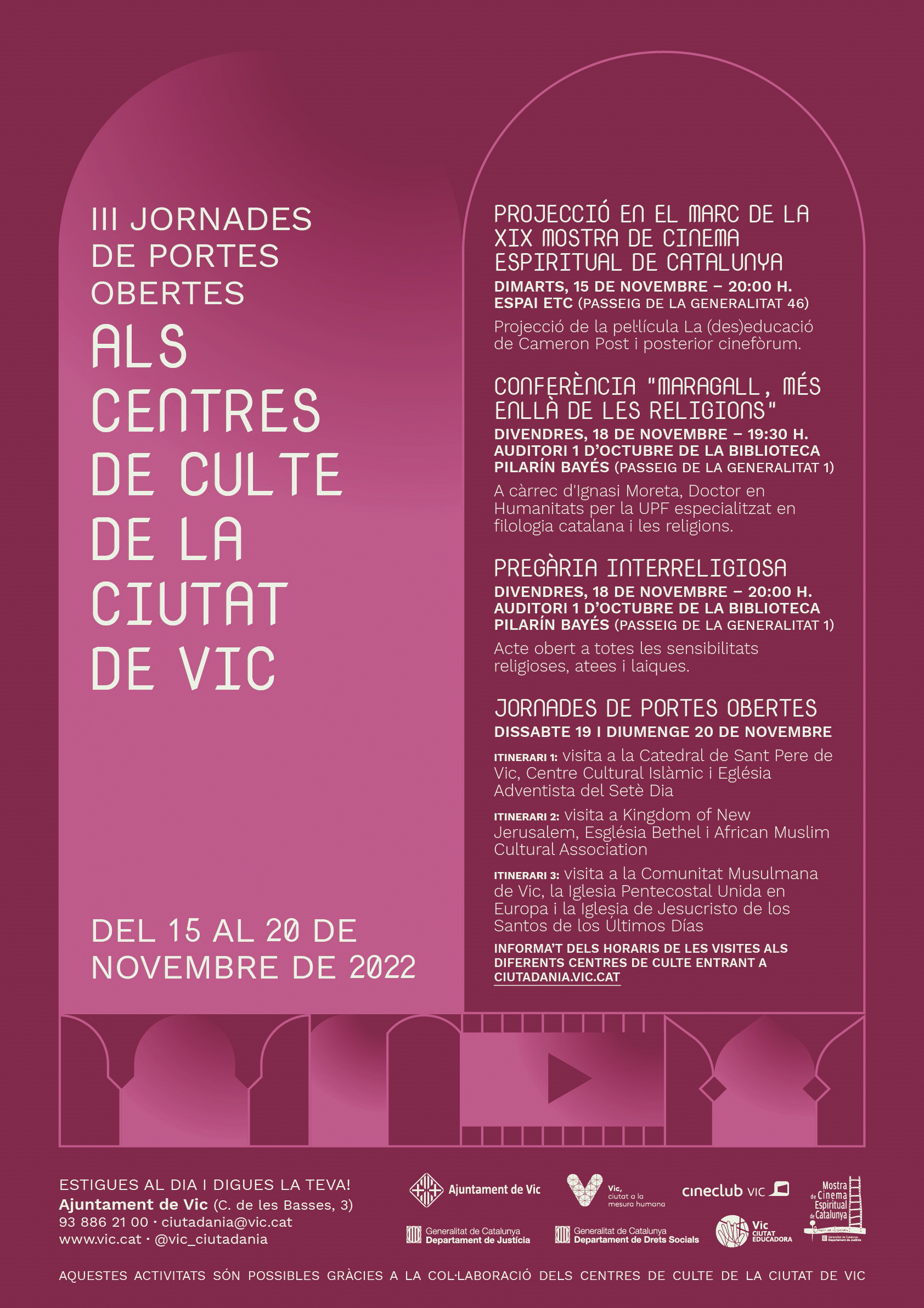 Cartell de de la jornada 