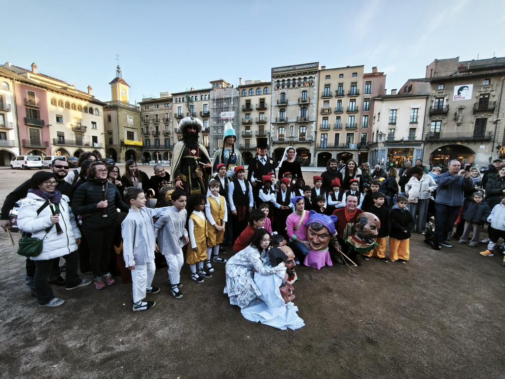 La foto de grup després de la gravació