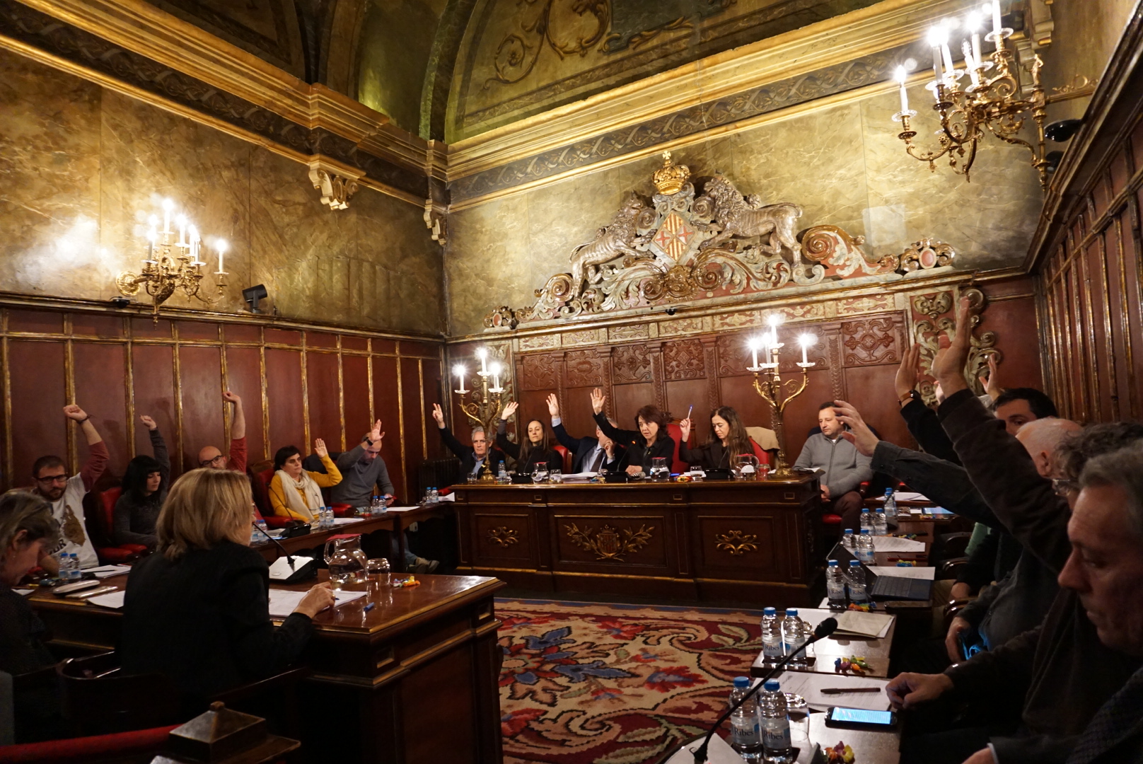 Ple de l’Ajuntament d’ahir