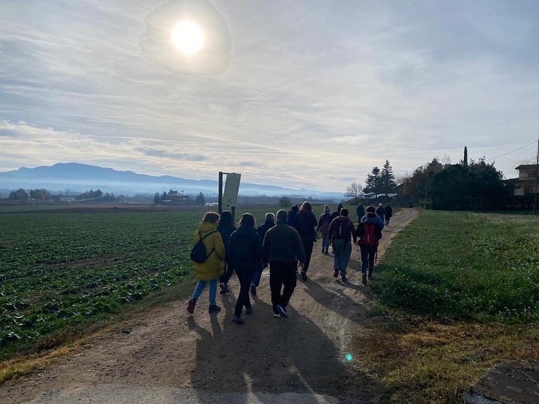 Participants a la caminada ‘Fent Camí’