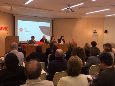 Sebastià Santaeugenia, Xavier Gómez-Batiste, Anna Erra i Francesc Iglesies.