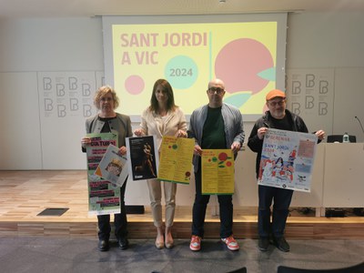 Presentació de les activitats de Sant Jordi a Vic.