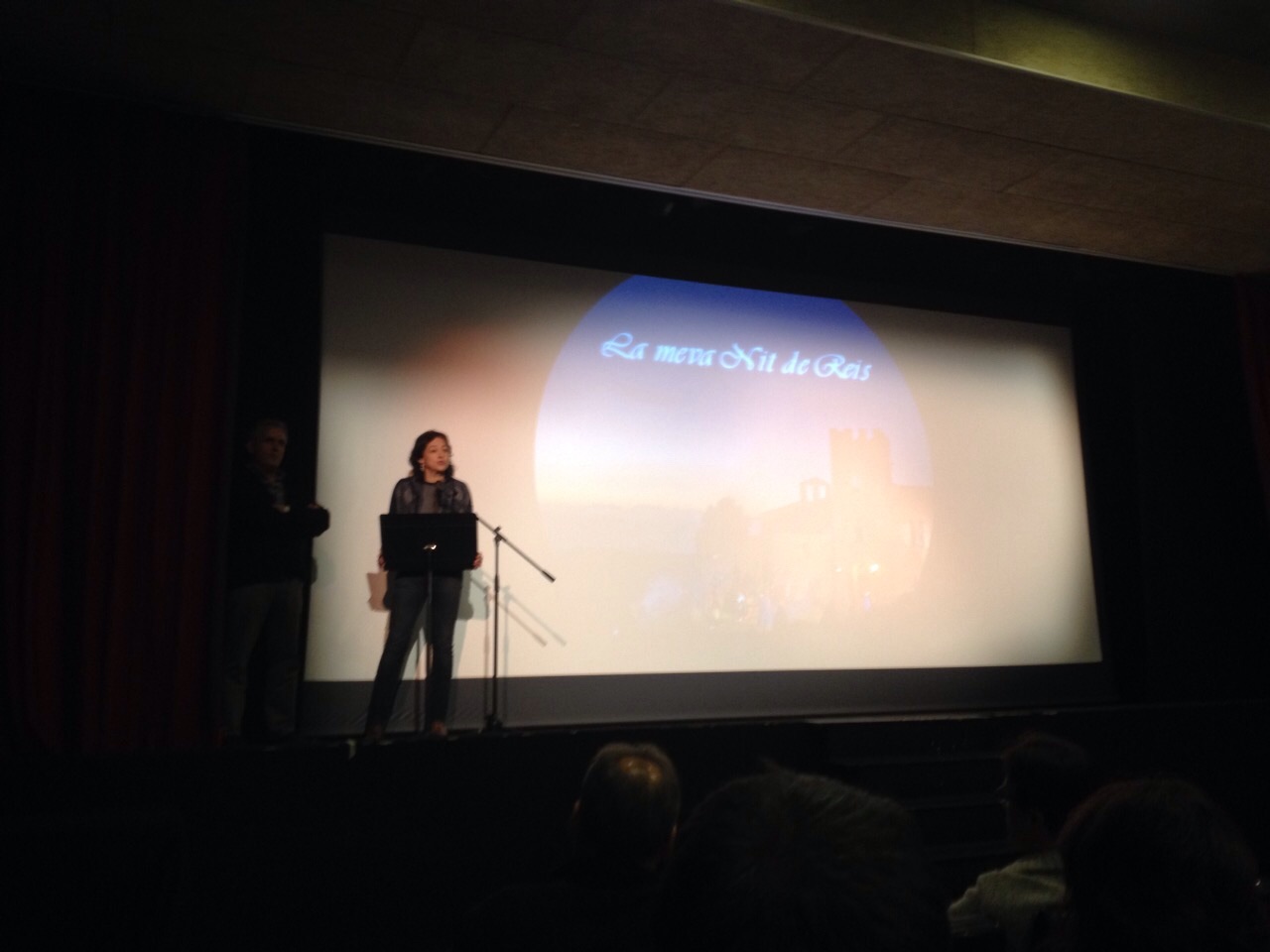 Anna Erra a la presentació de la pel•lícula La meva Nit de Reis