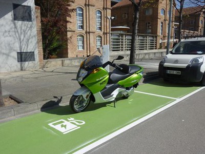 Fotografia d’un vehicle elèctric.