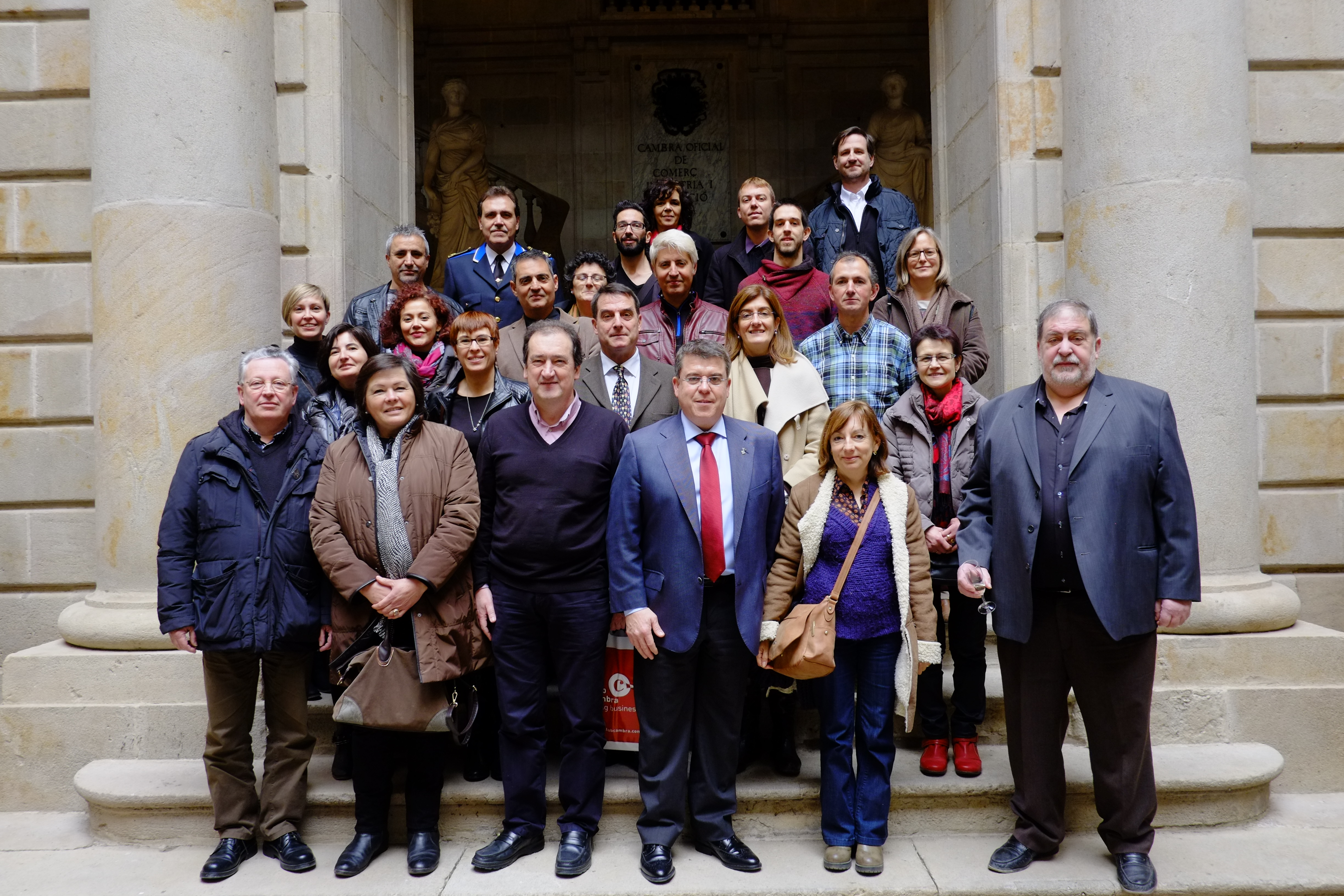 Fotografia dels distingits a Osona