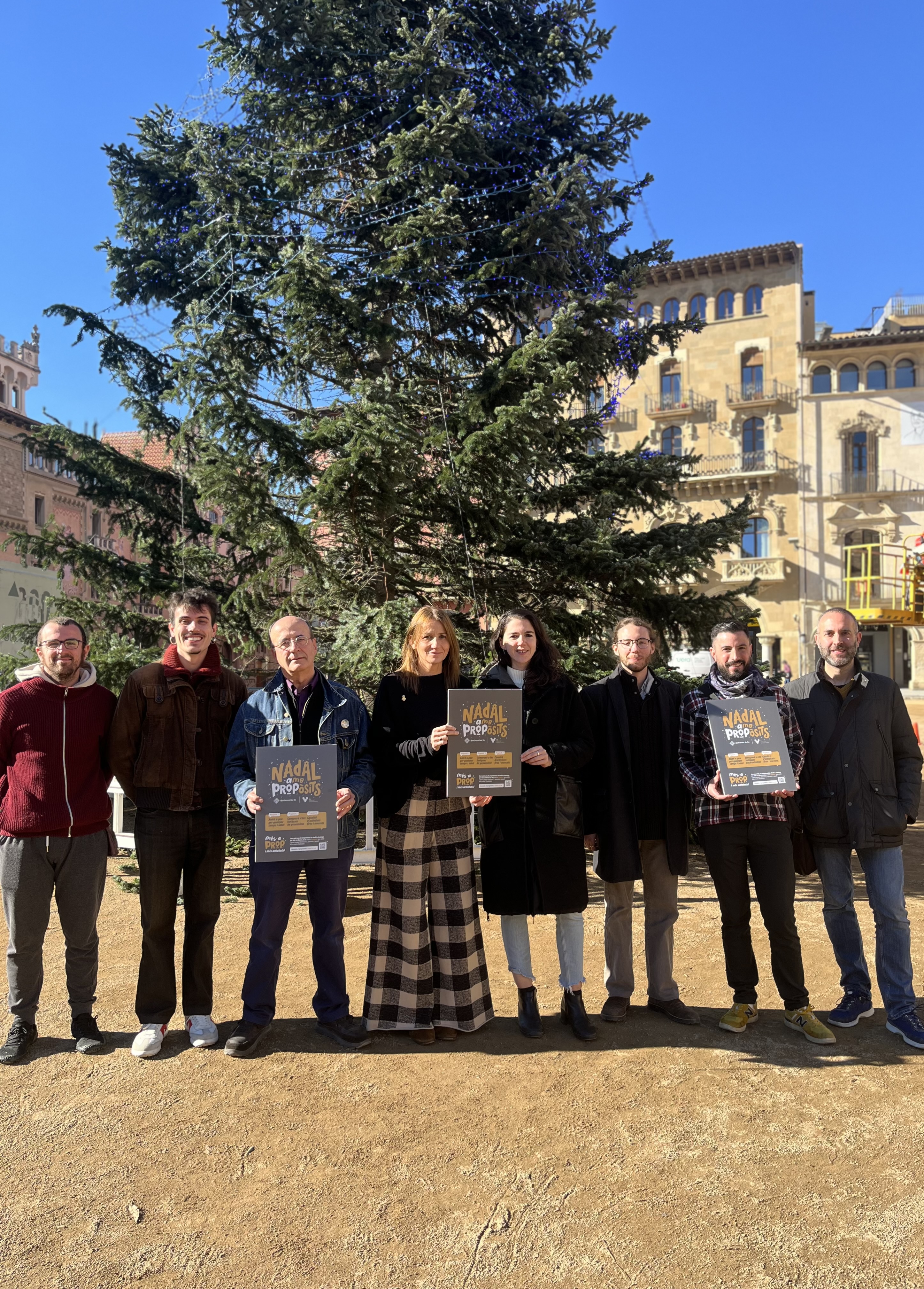 Presentació de la campanya a la plaça Major de Vic