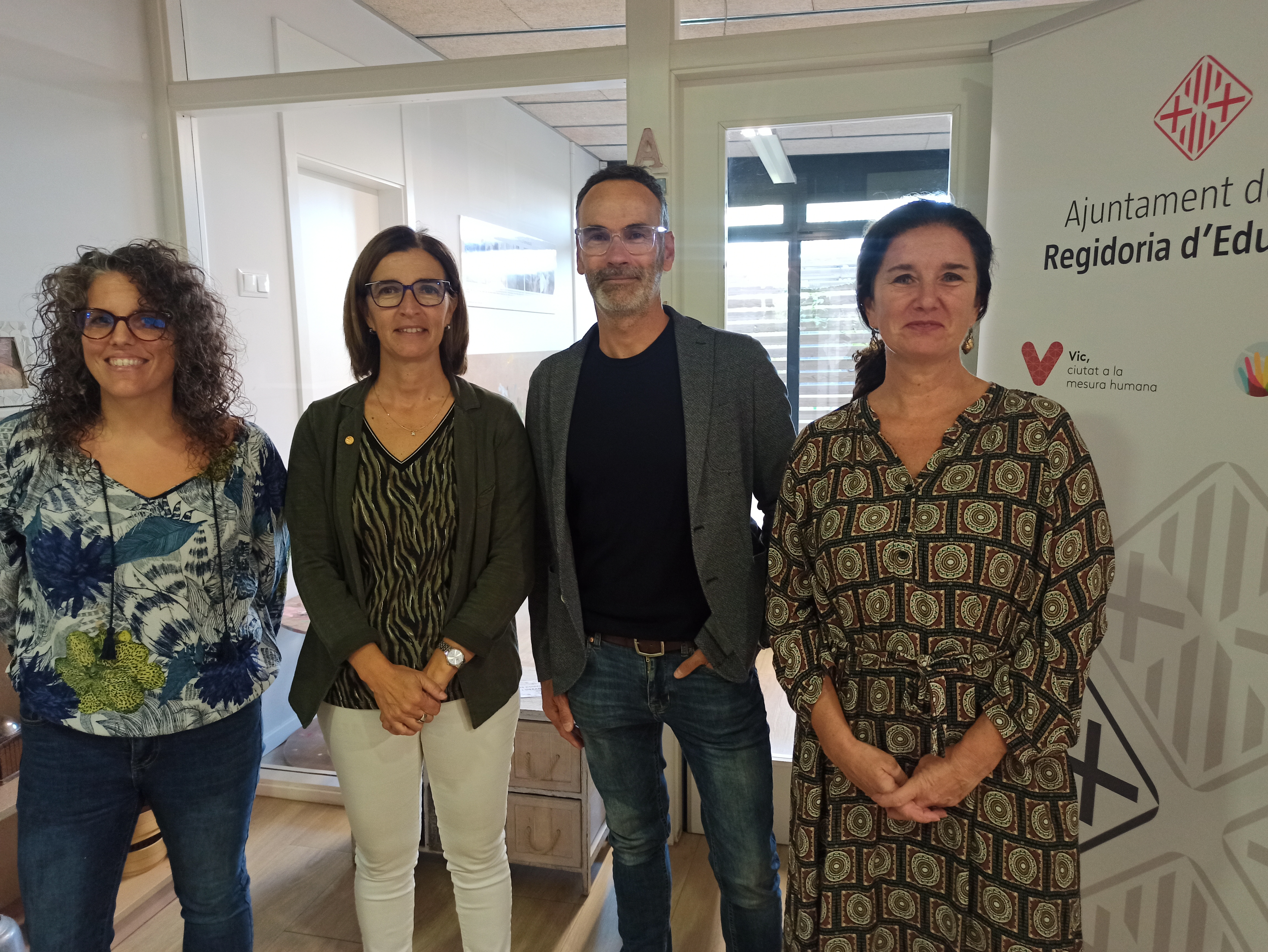 Gloria Olmos, Elisabet Franquesa, Eduard Ramírez i Francesca Davoli