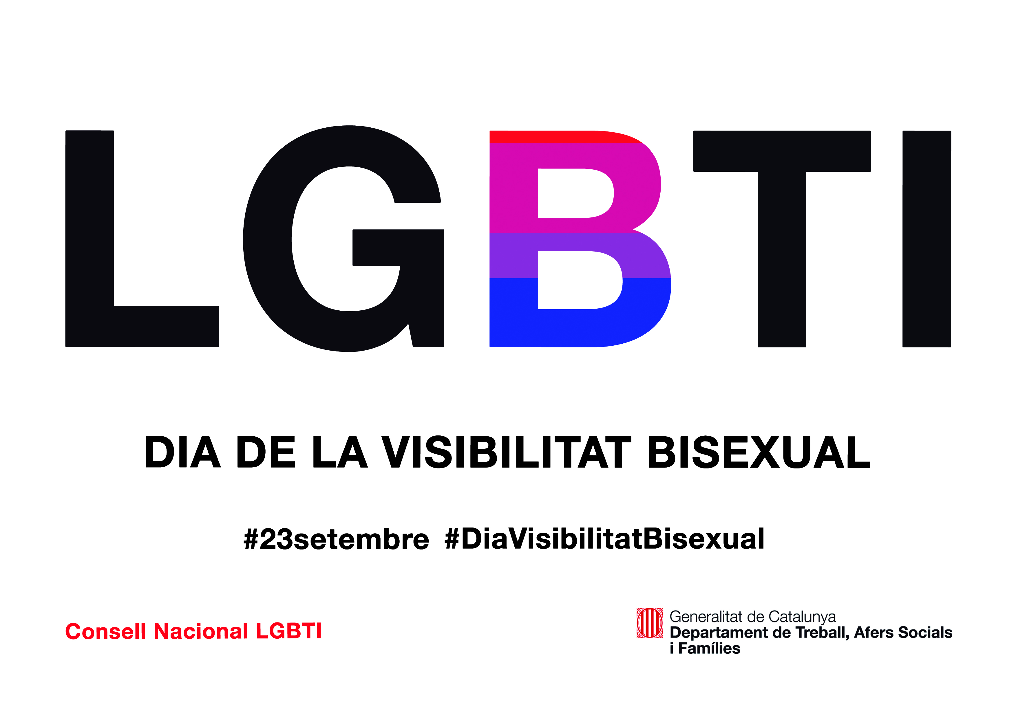 Cartell del Dia de la Visibilitat Bisexual