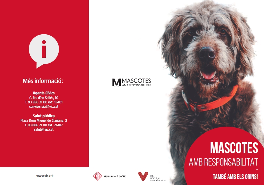 Mascotes amb responsabilitat també amb els orins