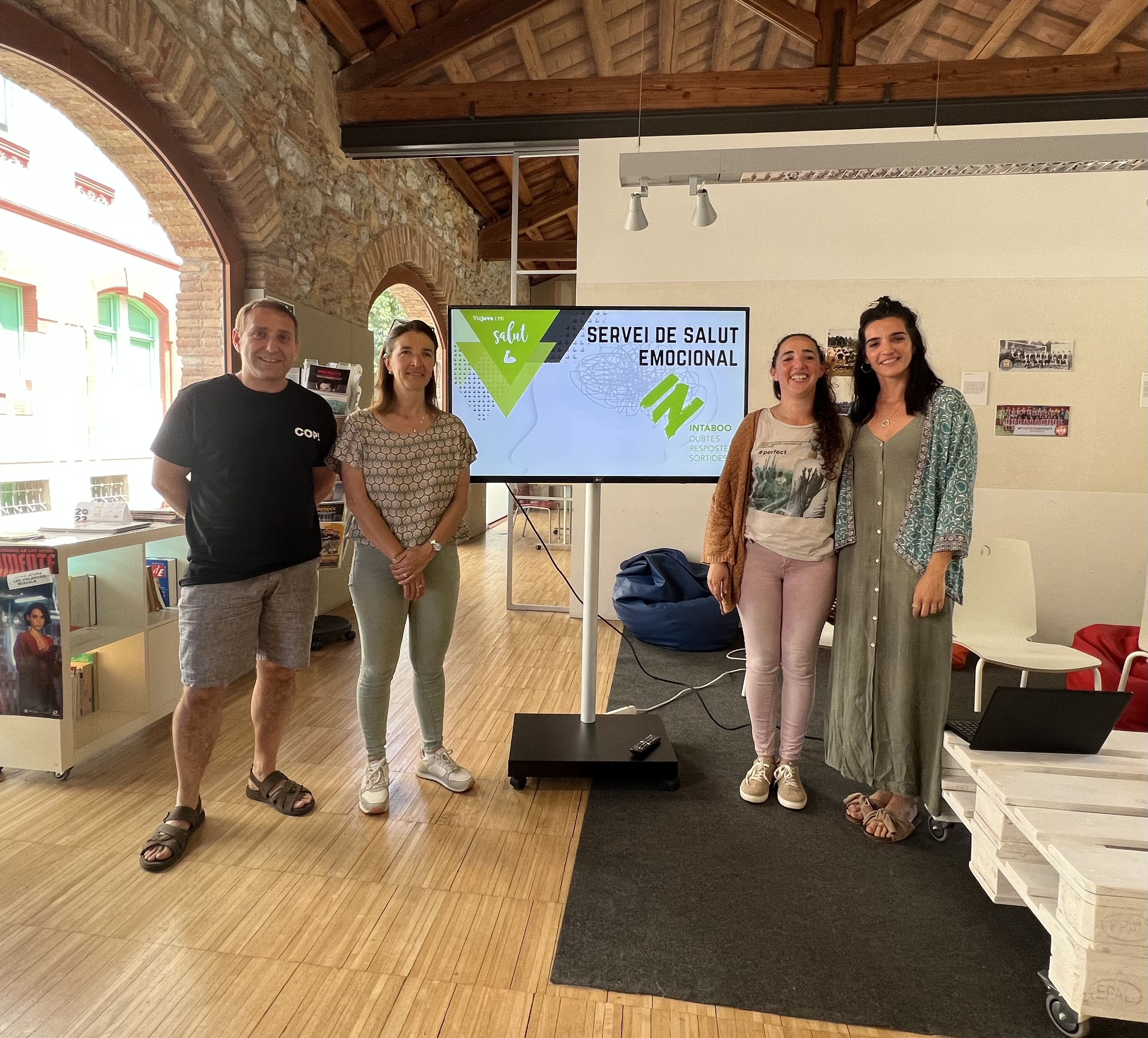 Joan Casas, Elisabet Franquesa, Laura Icart i Judit Farré